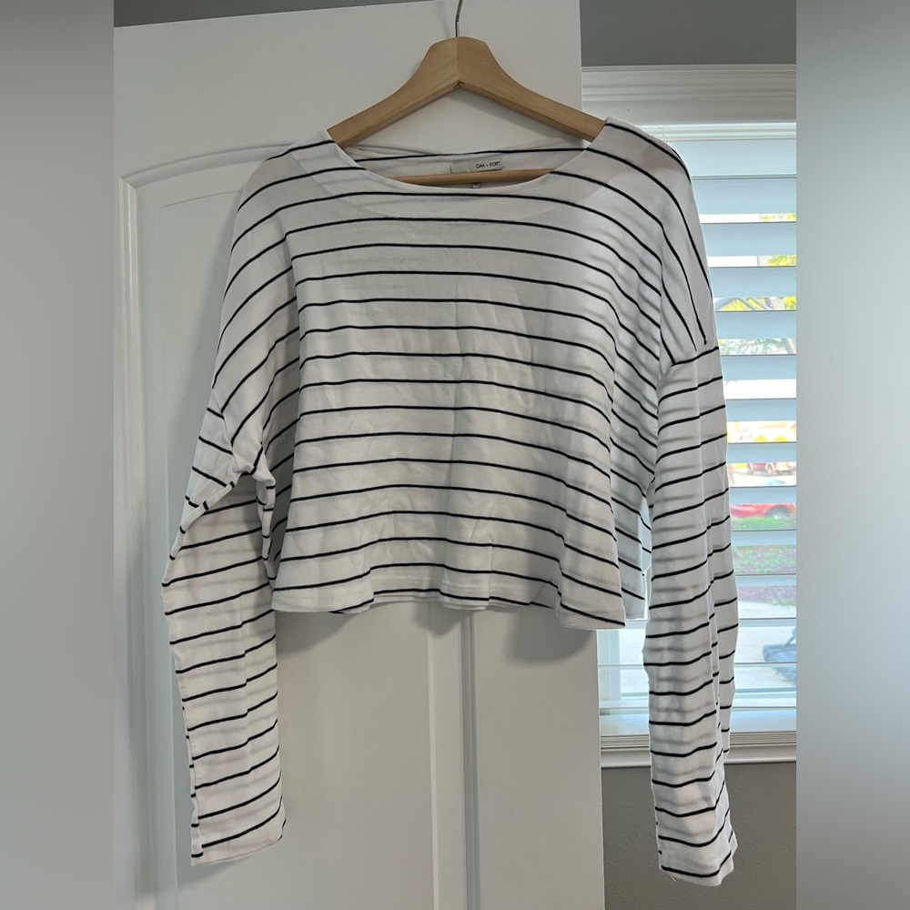 Oak + Fort striped long sleeve